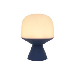 Lampe tiga e14 h22.5 plastique recycle bleu denim1 inspire