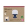 Lampe tiga e14 h22.5 plastique recycle bleu denim1 inspire