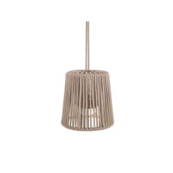 Suspension Mini conta, pvc, marron, Diam.15 cm LED