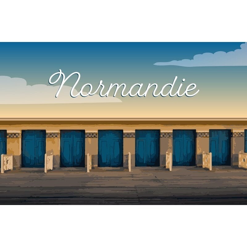 Toile imprimée Normandie, CEANOTHE l.30 x H.45 cm