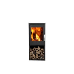 Poêle à bûche SUPRA Jacco noir, 5 kW