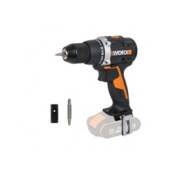 Perceuse sans fil WORX 20 V, sans batterie - brushless