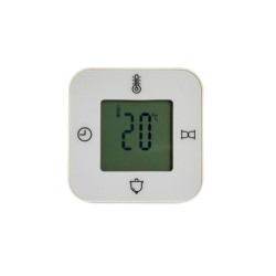 Thermomètre pour intérieur 4 en 1, écran coloré avec rétro-éclairage, EQUATION, blanc