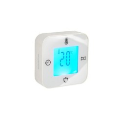 Thermomètre pour intérieur 4 en 1, écran coloré avec rétro-éclairage, EQUATION, blanc