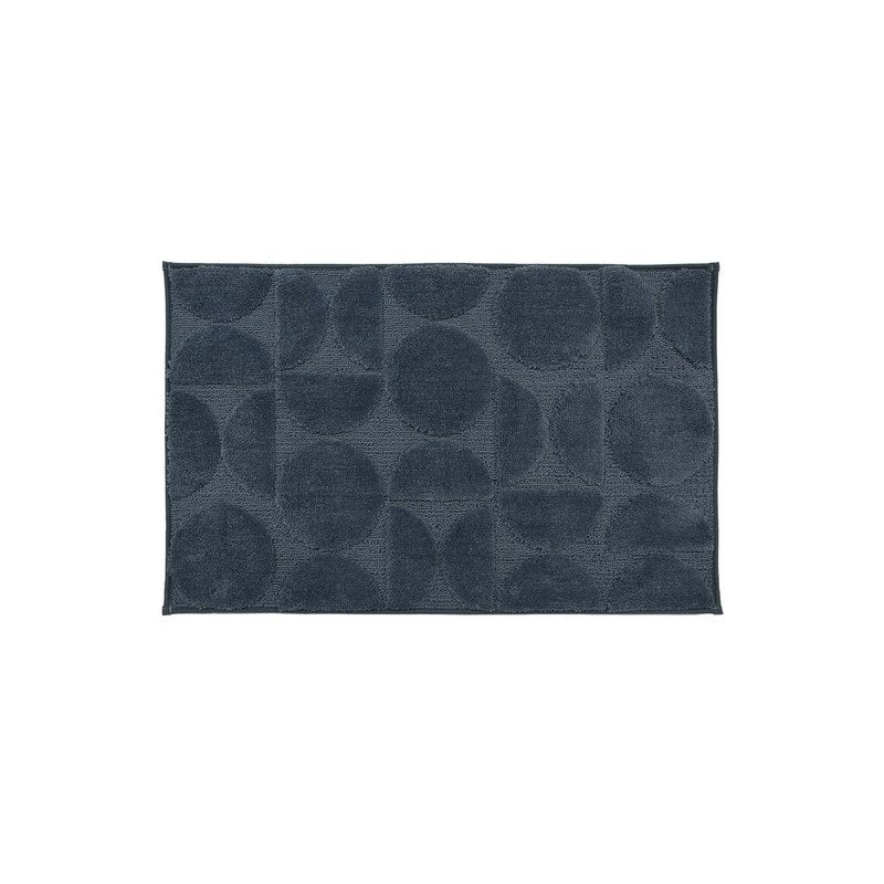 Tapis de bain l.50 x L.80 cm gris, Amar AZAO