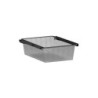 Panier coulissant pour caisson SPACEO Evo'm Mesh noir l.36.8 x  P.48 cm