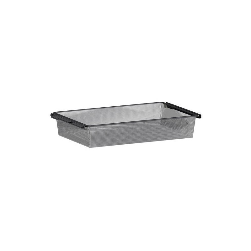 Panier coulissant pour caisson SPACEO Evo'm Mesh noir l.76.8 x  P.48 cm