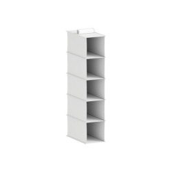 Etagère à suspendre SPACEO blanche H.90 x  l.20.7 x  P.36 cm