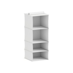 Etagère à suspendre SPACEO blanche H.90 x  l.38.6 x  P.36 cm