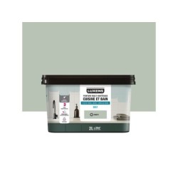 Peinture carrelage, meuble, crédence sage 5 mat LUXENS Cuisine et bain 2l