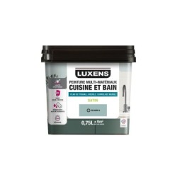 Peinture carrelage, meuble, crédence celadon 4 satin LUXENS Cuisine et bain 0.75