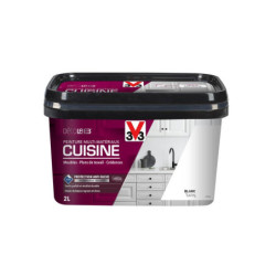 Peinture Cuisine Meuble Et Crédence Décolab® V33 Blanc Satiné 2 L