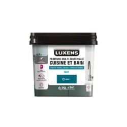 Peinture carrelage, meuble, crédence miami 1 mat LUXENS Cuisine et bain 0.75l