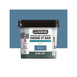 Peinture carrelage, meuble, crédence fjord 2 satin LUXENS Cuisine et bain 0.75l