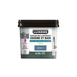 Peinture carrelage, meuble, crédence fjord 2 satin LUXENS Cuisine et bain 0.75l