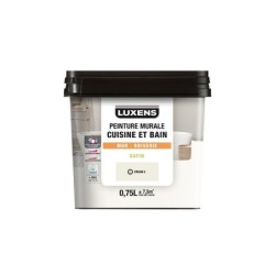 Peinture murale cuisine et bain, LUXENS, 0.75 litre, cream 5