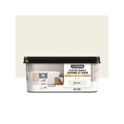 Peinture murale cuisine et bain, LUXENS, cream 5, 2 litres