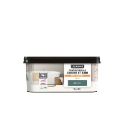 Peinture murale cuisine et bain, LUXENS, laguna 2, 2 litres