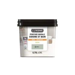 Peinture murale cuisine et bain, LUXENS, 0.75 litre