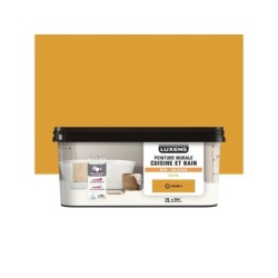 Peinture mur cuisine et bain, LUXENS Solemio 1 satin, 2 litres