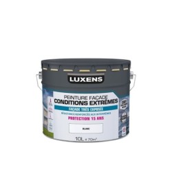 Peinture facade 2en1 LUXENS, blanc, 10 l