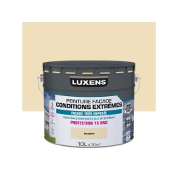 Peinture facade 2en1 LUXENS, ton pierre, 10 l