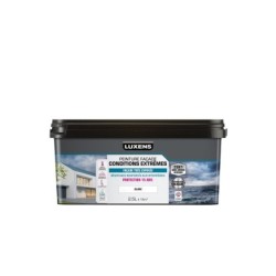 Peinture facade 2en1 LUXENS, blanc, 2.5 l