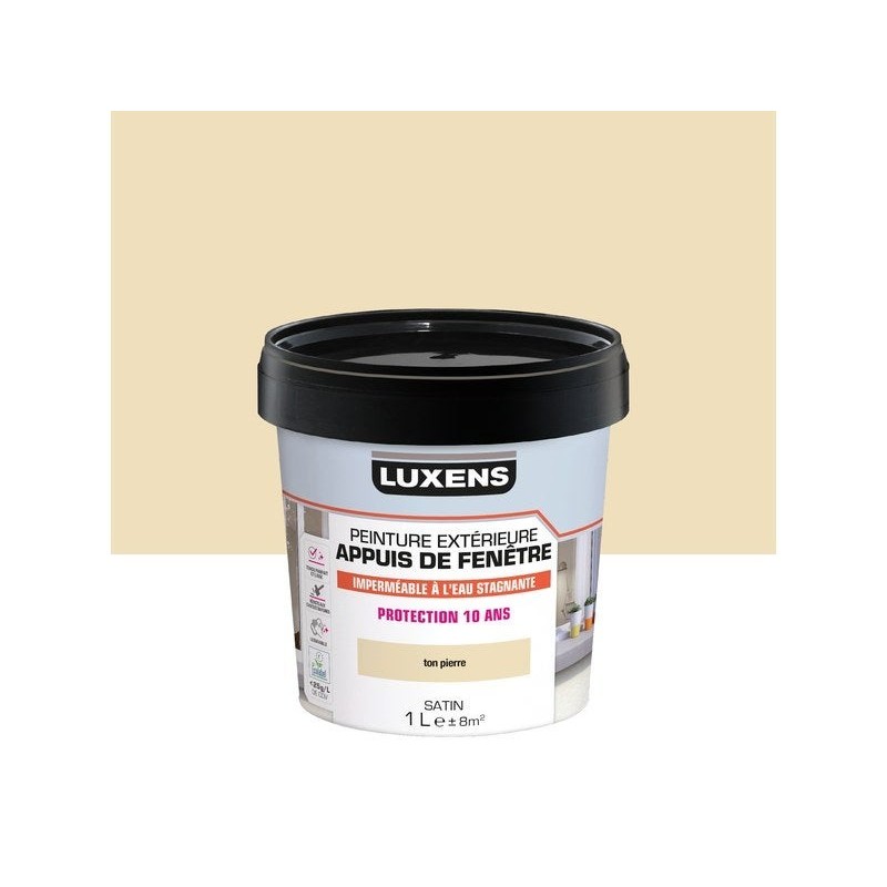 Peinture appui de fenêtre LUXENS, pierre, 1 L