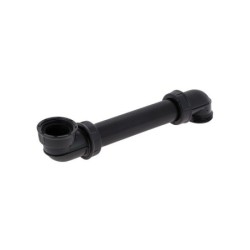 Tubulure gain de place diam.32 mm noir