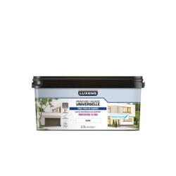 Peinture facade universelle LUXENS, 2.5 litres, blanc