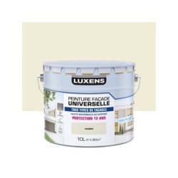 Peinture facade universelle, LUXENS, 10 litres, meulière