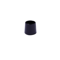 Lot de 4 embouts enveloppant plastique  STANDERS noir 14mm