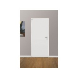 Bloc porte rénov' blanc prêt à peindre 73cm, réversible