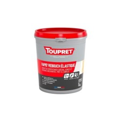 Enduit de rebouchage en pate Elastique TOUPRET 1 kg