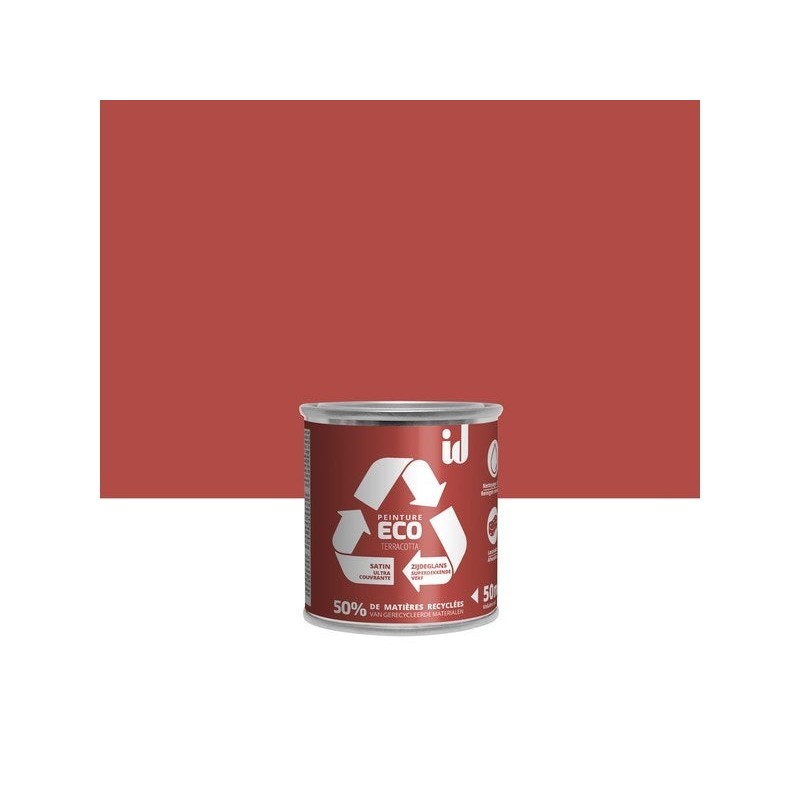 Testeur peinture terracotta mur / plafond ID satiné 0.05 l