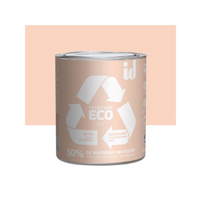 Peinture nude mur / plafond ID Eco satiné 2 l