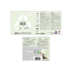 Peinture amande mur / plafond ID Eco satiné 0.5 l