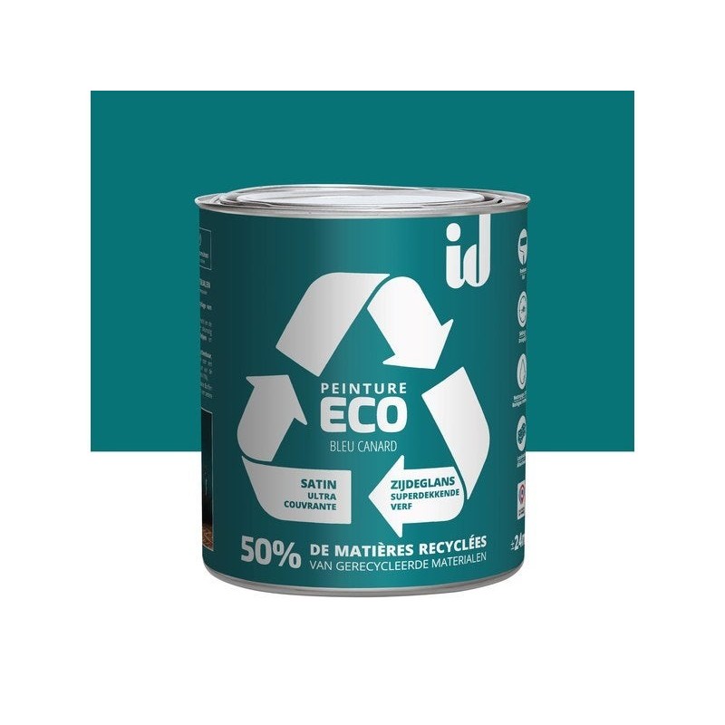 Peinture canard mur / plafond ID Eco satiné 2 l