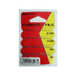 Fil Fusible Plomb 2-5A + 4-5A + 6A + 9A