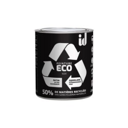 Peinture noir mur / plafond ID Eco satiné 2 l