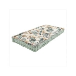 Matelas de sol coton imprime 80x120x12cm pondichery