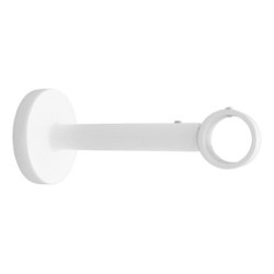 Lot De 2 Supports Extensibles Tringle À Rideau Design, 20 Mm Blanc Mat Inspire