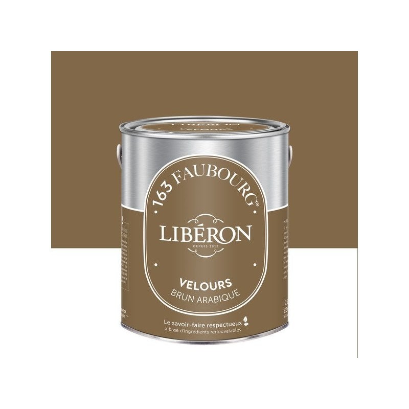 Peinture brun arabique multisupport 163 faubourg LIBÉRON velours 2.5 l