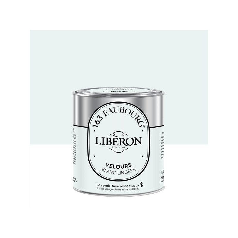 Peinture blanc lingère multisupport 163 faubourg LIBÉRON velours 0.5 l