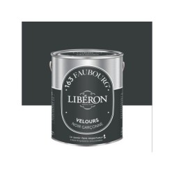 Peinture noir garçonne multisupport 163 faubourg LIBÉRON velours 2.5 l