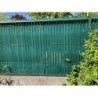 Rouleau lamelle occultante pvc vert, Idéal Garden L.50m x l.48mm + 100clips