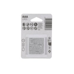 Lot de 4 piles alcaline LR03 AAA 1.5 v, LEXMAN