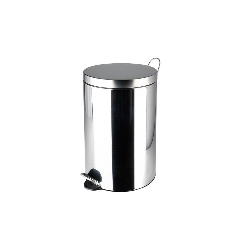 Poubelle de cuisine 20L à pédale SELEKTA inox chromé