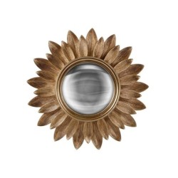 Miroir rond, LILA Convexe, diam. 30 cm, doré