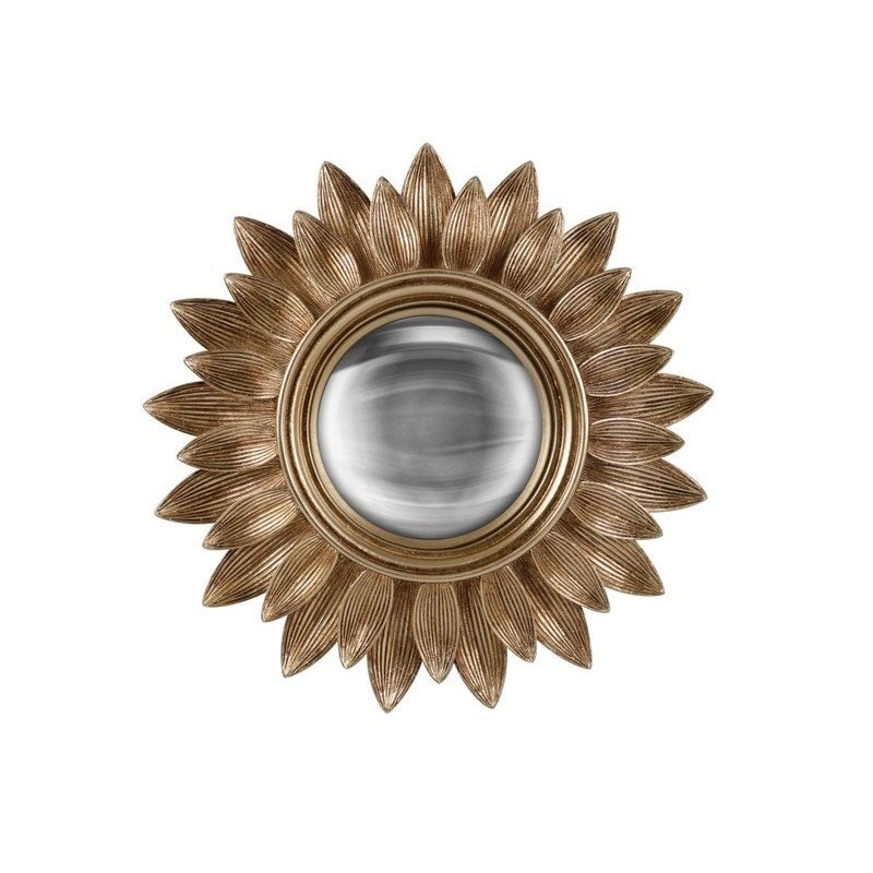 Miroir rond, LILA Convexe, diam. 20,8 cm, doré